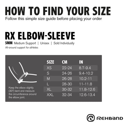 RX Elbow-sleeve 5mm - Black/Camo